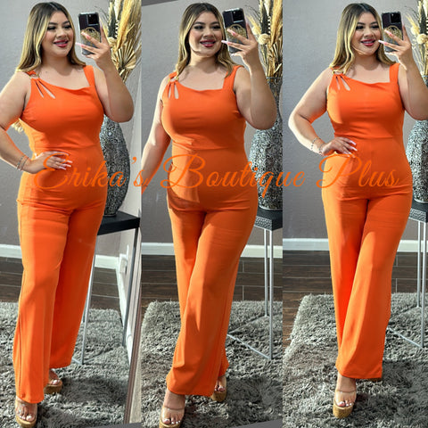 Spring Jumpsuit (orange)