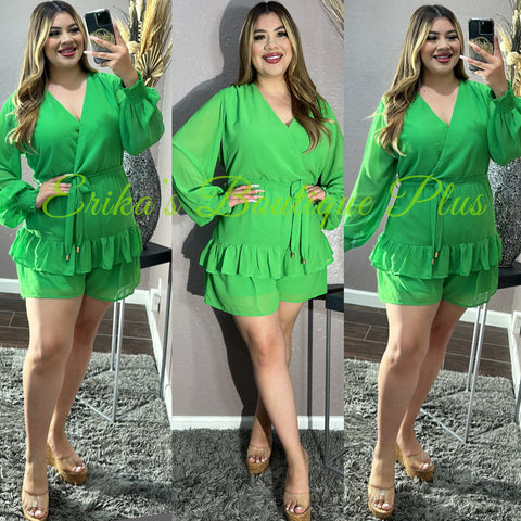 Tania Romper (green)