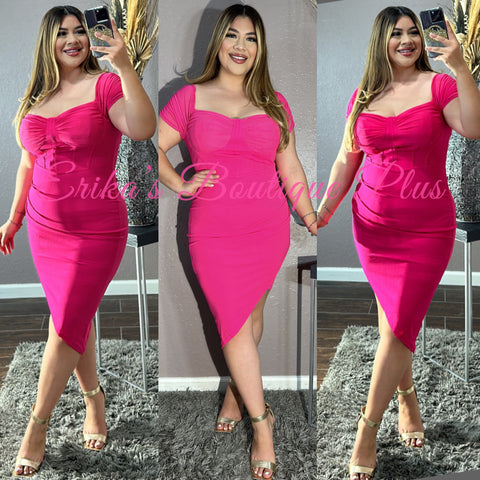 Aylin Dress (fuchsia)