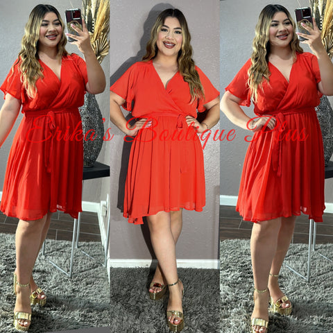 Kelly Dress (tangerine)