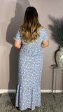 Camila Maxi (floral blue)