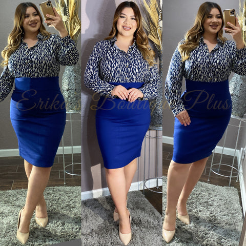 Pencil Skirt (navy)