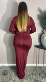 Esme Maxi Dress (burgundy)