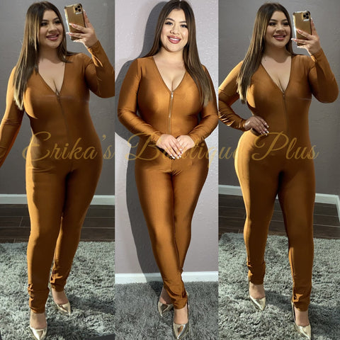 True Love Jumpsuit (camel)