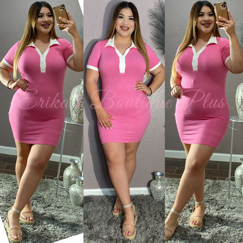 Collar Dress (pink)