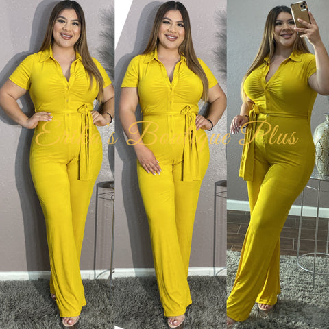 Finding You Jumpsuit (yellow)
