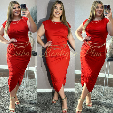 Adreanne Dress (red)