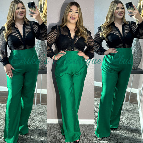 Spring Vibes Pants (green)